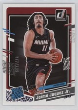 2023 Panini Donruss Rated Rookie Purple Press Proof 77/199 Jaime Jaquez Jr 02v3