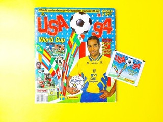 Panini World Cup USA 94 / Album Complete Full Bag / Swedish Version 1994