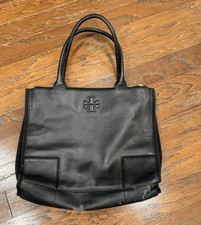 Tory Burch - Ella Leather/Canvas Tote Bag, laptop bag, work bag