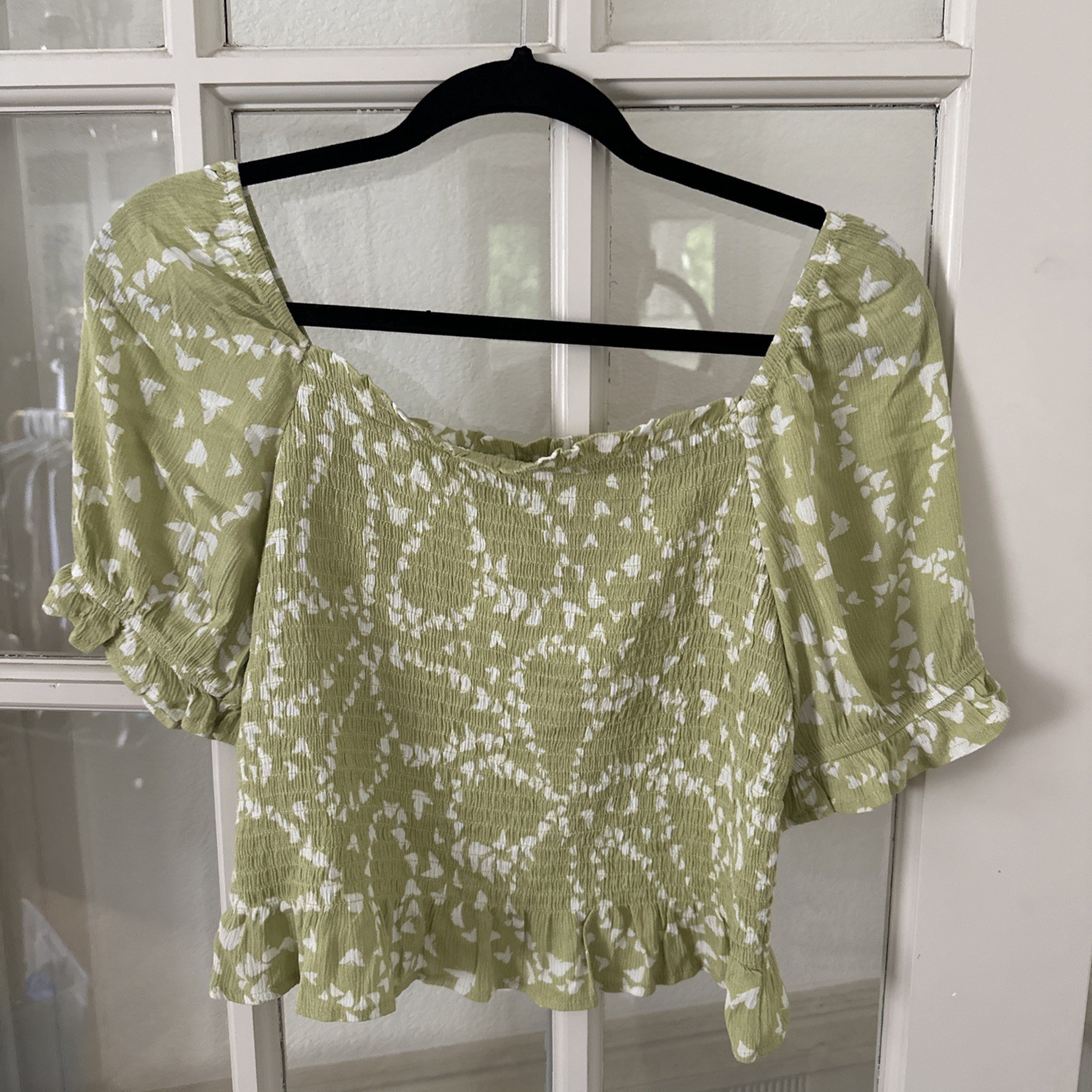 Crop Top Womens Juniors Large Fairy Boho Cottagecore-image