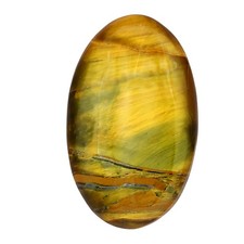 Natural Blue Tiger Eye 32.2x19.7x6 mm Oval Shape Polished Gemstone LS01330-17