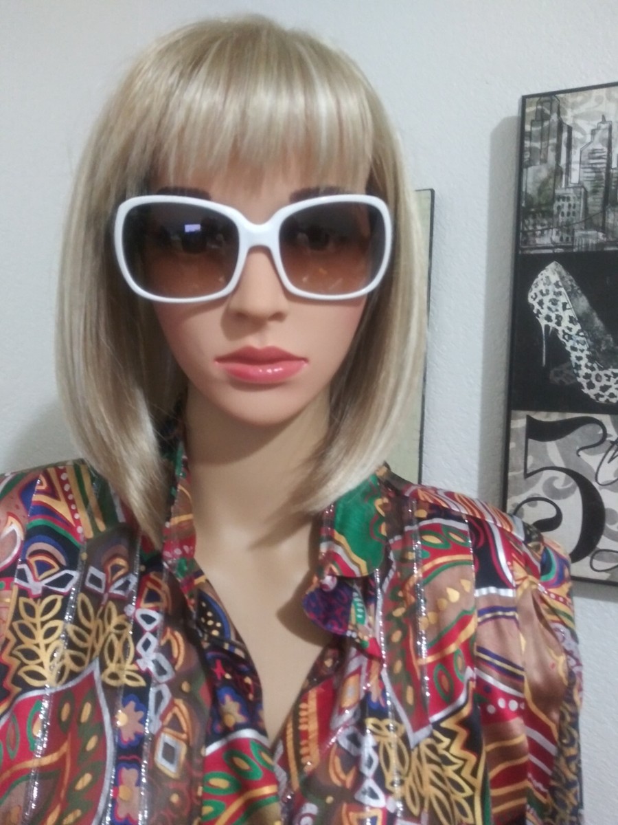 FENDI-FF WHITE RETANGULAR SUNGLASSES-FS461110-130) | eBay