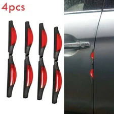 Car Door Guard Protector Edge Strip Red Reflectors Anti-collision Sticker Cover