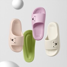 Summer Slippers Women, Thick Bottom Home Bathroom Bath Slippers Men Women Kids