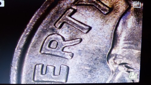 2007-P Roosevelt Dime - Shattered Reverse Die Error and Dubble Die - Picture 4 of 9