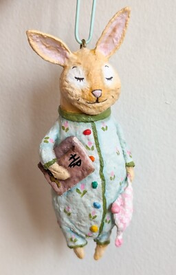 Christmas ornaments Christmas tree toys cotton wool papier mache animal toy 