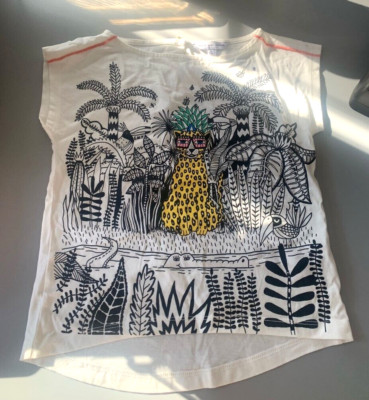 LITTLE MARC JACOBS  LEOPARD TEE TSHIRT W 15254 SIZE 5