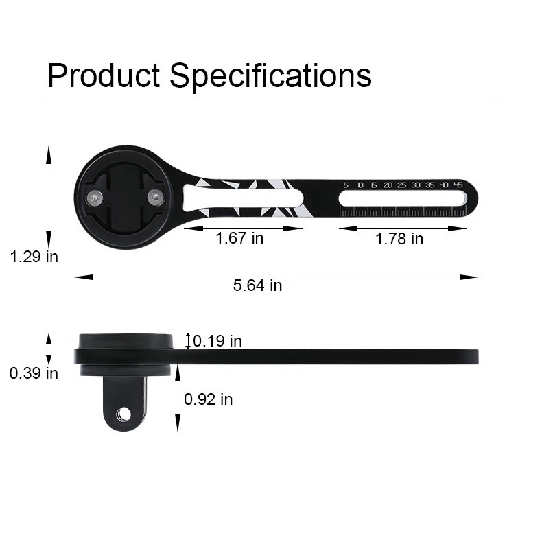 Integrated Handlebars Out Front Mount Compatible With Garmin Bike Computer. - Image 4 of 4