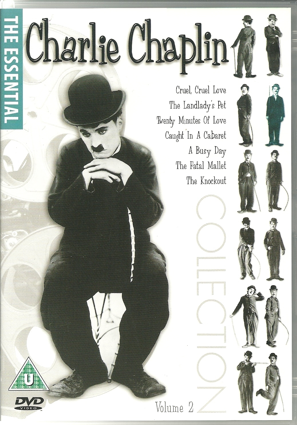 THE ESSENTIAL CHARLIE CHAPLIN DVD VOLUME 2 - CRUEL, CRUEL LOVE & MORE