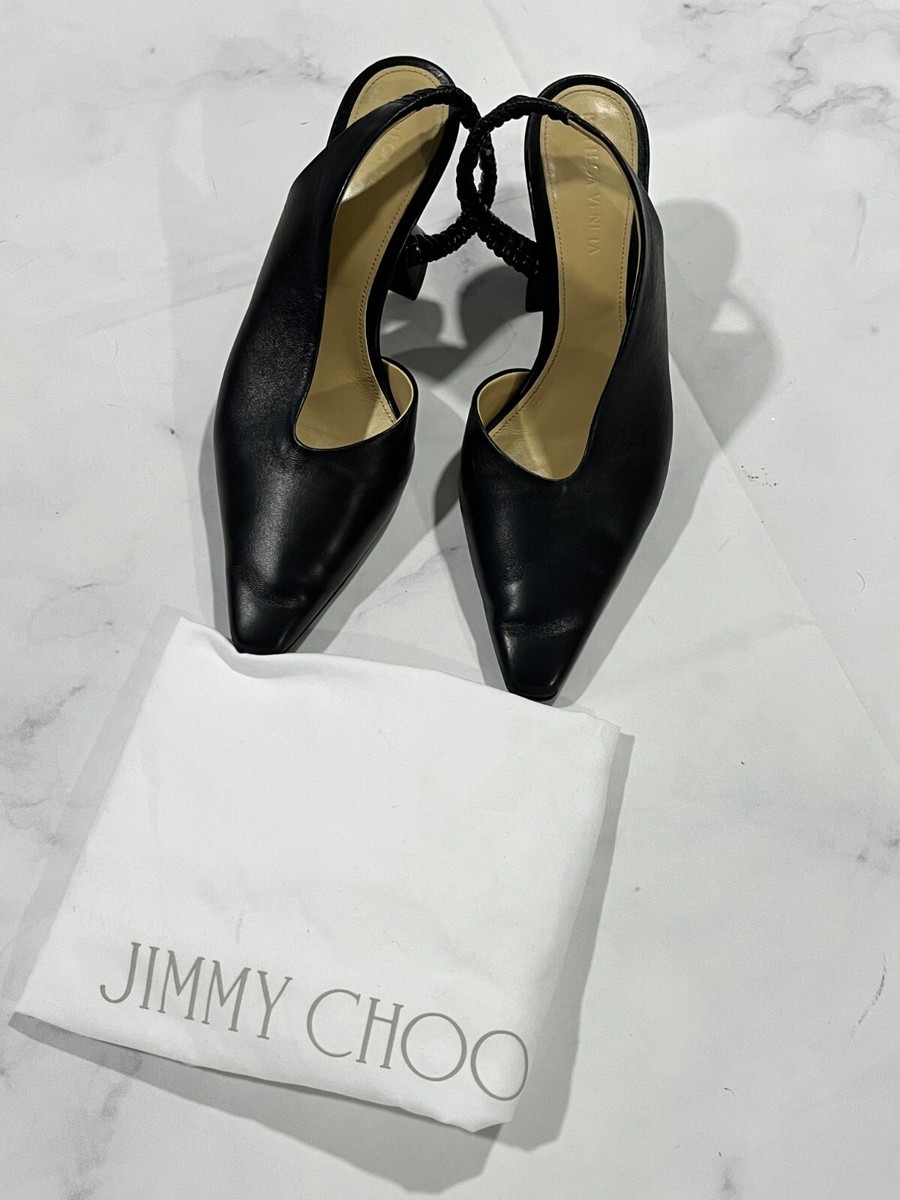 BOTTEGA VENETA ALMOND TOE SLINGBACK SANDALS SIZE 36 | eBay