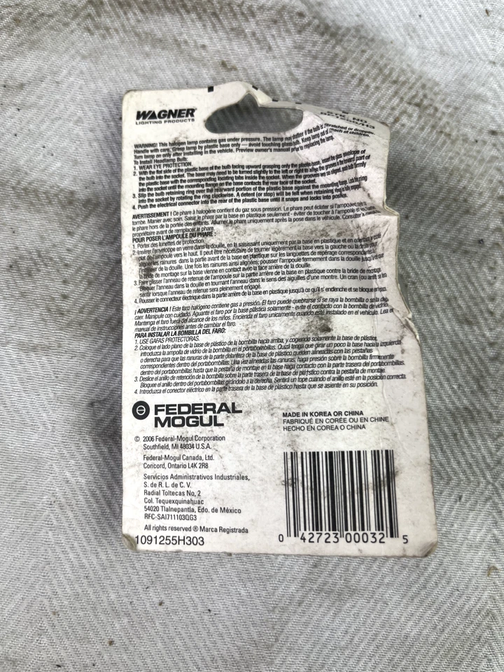 Bombilla antiniebla Wagner Lighting BP1255/H3 Foto 2 de 2