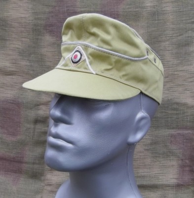 Robert Lubstein LW Feldmütze M41 Tropen Offizier Division HG khaki Größe 57