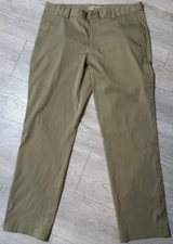 Nike Golf Pants Chinos Mens 36x32 Khaki Dri Fit Tech Comfort
