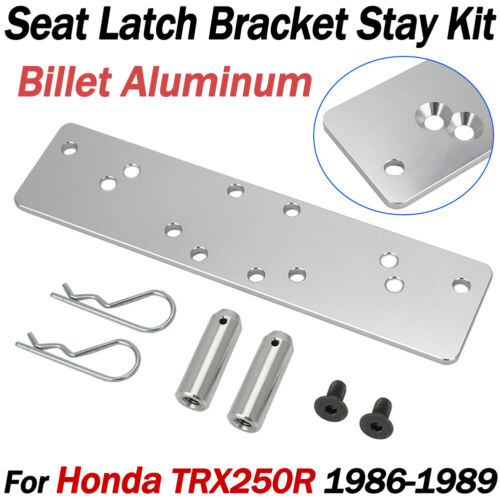 Aluminum Seat Latch Bracket Stay Mount Kit For Honda TRX250R TRX 250R 1986-1989 - Picture 1 of 10