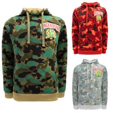 HIGHLY UNDRTD Men's Casual Kush All Over Graphic Print Pullover Hoodie UF3633