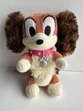Disney Lady  The Tramp Fifi Puppy Dog Plush Stuffed Animal with Collar  Tag 7  