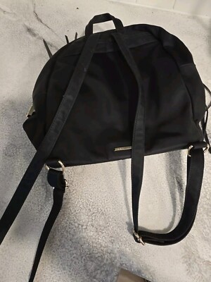 Rebecca Minkoff Backpack Black Nylon with gold zippers | eBay display picture 1