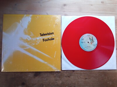 Television Foxhole / Careful Excellent 12'' Single RED Vinyl Record K12287