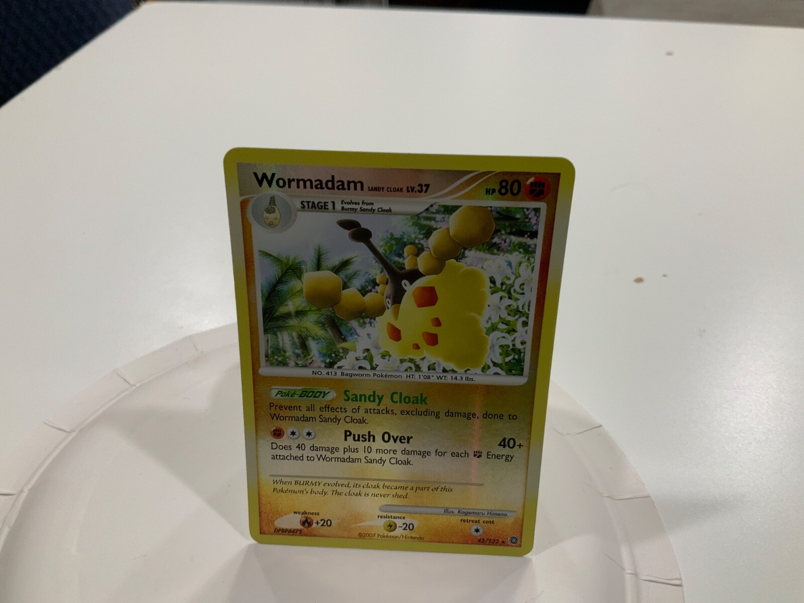 POKÉMON RARE REVERSE HOLO WORMADAM 42/132