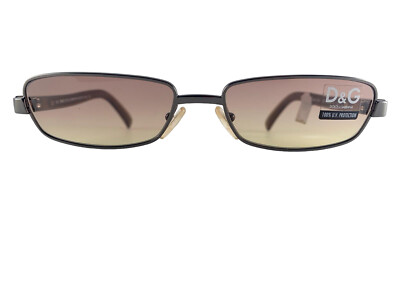 VINTAGE DOLCE & GABBANA DG 2068 SLEEK BRONZE FRAME SUNGLASSES