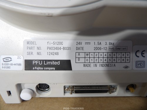 Scanner de documents couleur recto verso Fujitsu fi-5120C - 18 220 S - LIGNES... - Afbeelding 6 van 7