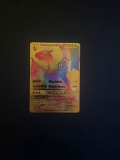 Carta pokemon Charizard GX 150/147 Metal Gold Promo
