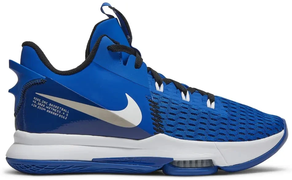 Nike Men\'s LeBron Witness 5 Game Royal Blue Basketball Shoes Size 10 CQ9380-400 Nike LeBron Witness V 5 Game Royal CQ9380-400 Basketball  main image 2