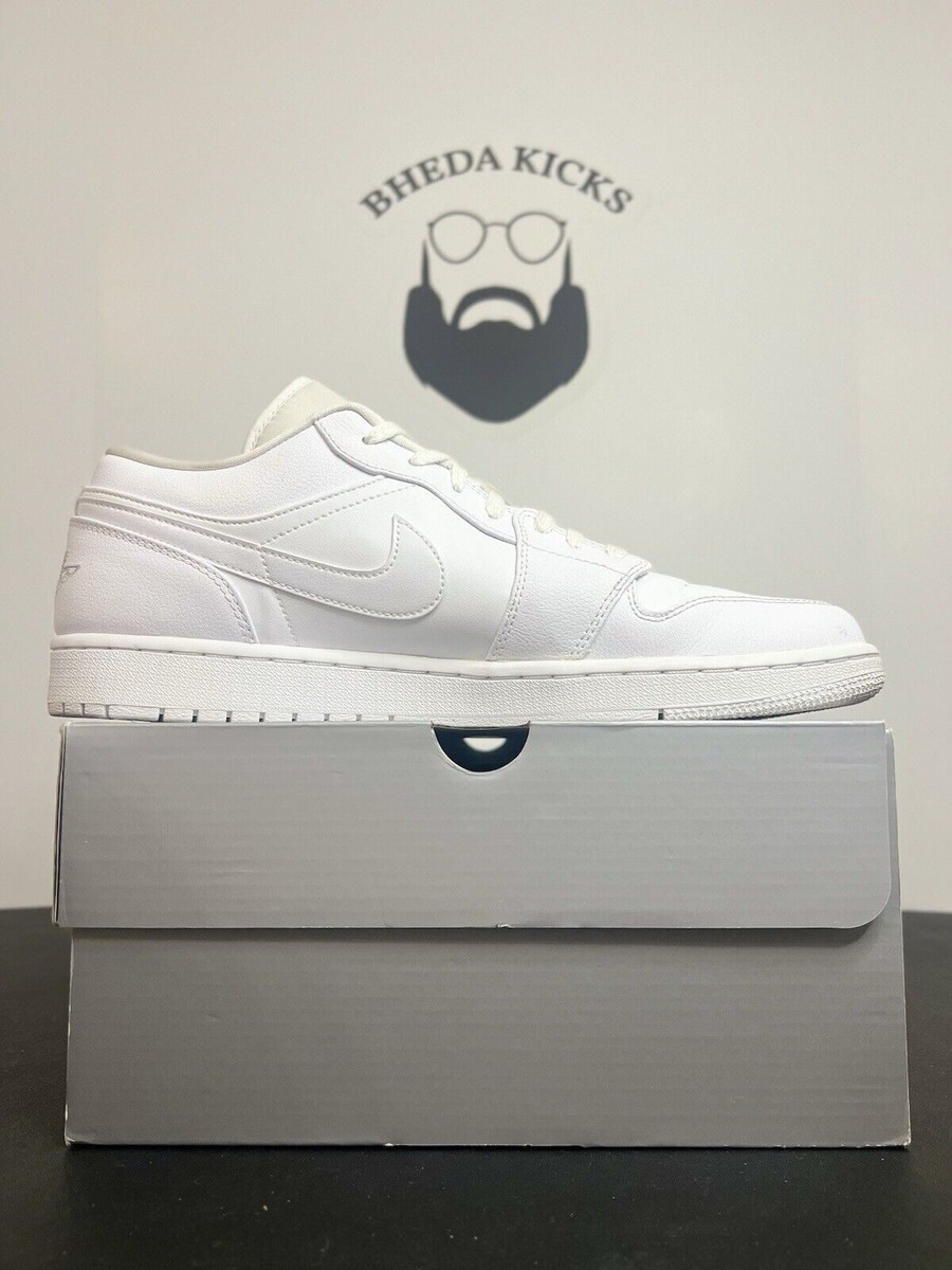 Size 13 - Air Jordan 1 Retro Low White Metallic Silver for