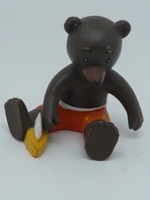 FIGURINE PVC PLASTIQUE PETIT OURS BRUN N1