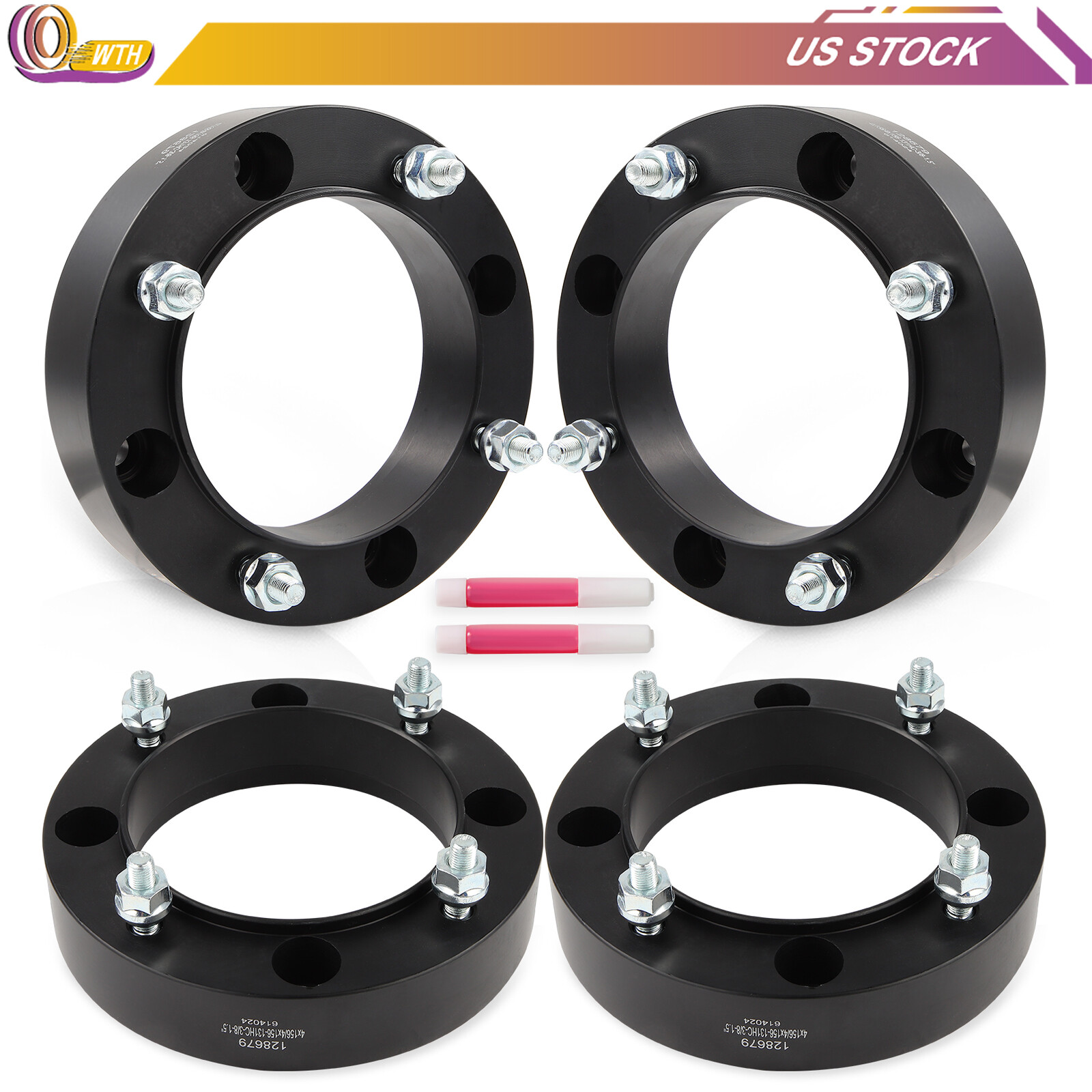 2" (1" Per Side) ATV Wheel Spacers Polaris Ranger Sportsman 2 QTY - Foto 6