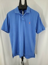 vintage Polo by Ralph Lauren size L blue and orange 100 cotton