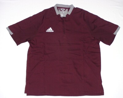 Adidas Youth Fielders Choice Cage Jacket, 1/4 Zip, Maroon
