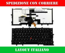 TASTIERA ORIGINALE ITALIANA X240 X250 04X0194 04Y0917 RETROILLUMINATA NERA