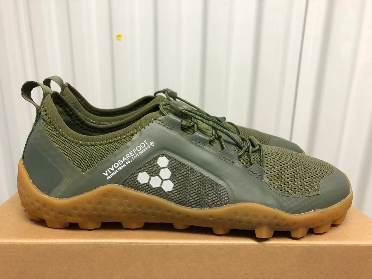 Vivobarefoot Primus Trail SG Olive Green US 9 EU42 Trail Running
