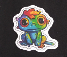 Cute Amphibian Frog Sticker 2.25" AP