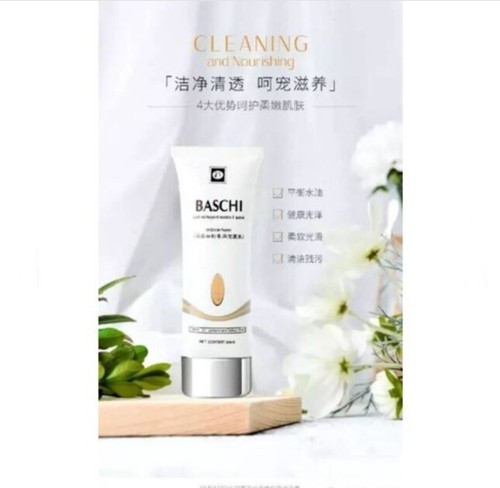 Baschi Facial Cleansing Foam Clean Deeply Excess Oil Anti Bacteria Face Wash 80m - Picture 6 of 14