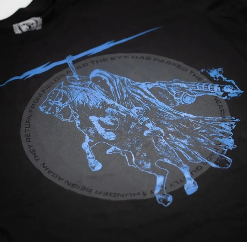 Destiny 2 Gift Of The Thunder Gods 衬衫男女通用大号带 Venn's Pulsar 徽章 — 第 3/4 张图片