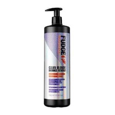 Fudge Violet Toning Shampoo Clean Blonde Damage Rewind Conditioner 1L