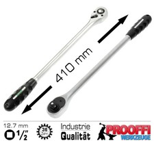 Hebel Umschalt Knarre Ratschenschlüssel 1/2" Industrie Ratsche 410mm Lang H8443