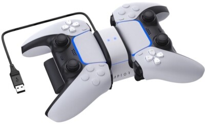RAPTOR PS5 Ladestation für Controller - Dual Charging Station