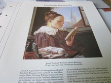 Hamburg Archiv 4 Kunstwerke 4034 Rudolf Friedrich Wasmann 1805-1886 Minna Wasman