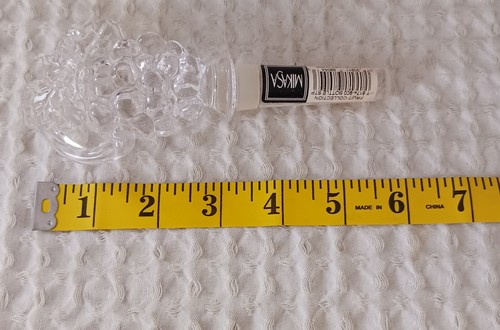 Tapón de botella de vino de cristal de plomo austriaco colección de uva Mikasa nueva idea de regalo - Imagen 9 de 10
