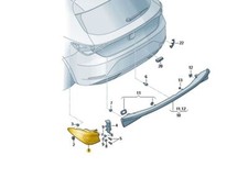 Original Schlussleuchte Rückleuchte Rücklicht rechts Seat Leon 5FA945208C