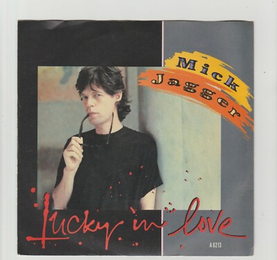 Mick Jagger- Lucky In Love UK 7'' single