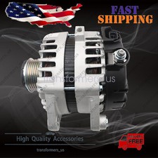 Alternator For Hyundai Accent Kia Soul Rio 130A 12V CW 6-Groove Clutch Pulley