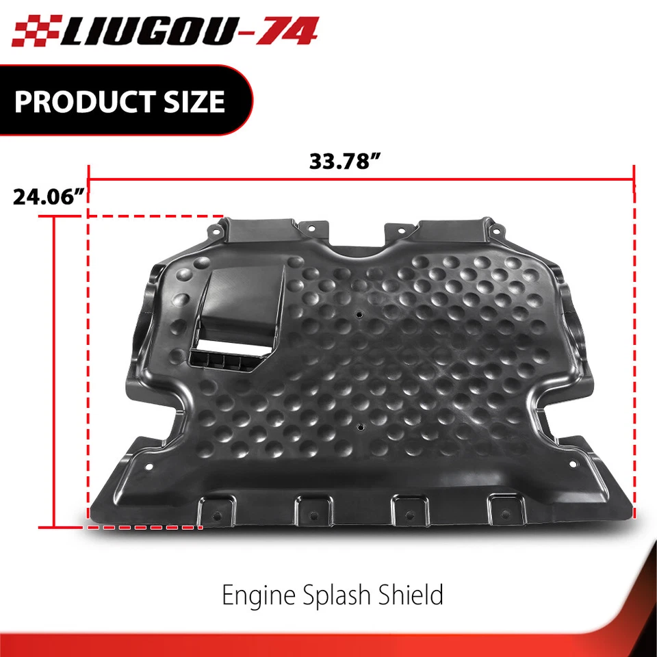 Engine Splash Shield Front Fit For Mercedes-Benz 2015-2023 C300 E400 C43/E53 AMG Foto 3 de 4