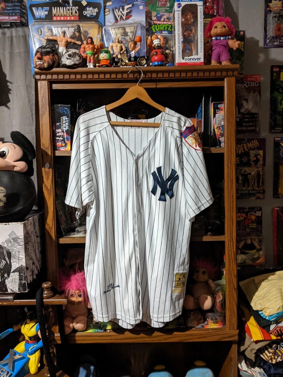 MICKEY MANTLE YANKEES JERSEY NWT COOPERSTOWN COLLECTION MITCHELL & NESS  SIZE 56