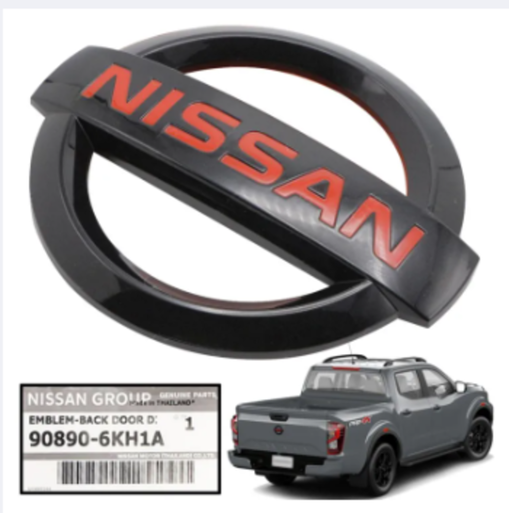 Nissan ロゴ入り ブラックメモ帳 ニッサン 日産純正パーツ Zero Emission エンブレム 品番:90895