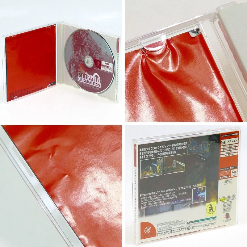 GODZILLA GENERATIONS SEGA Dreamcast Japan Import DC NTSC-J look somewhat used - Image 2 of 2