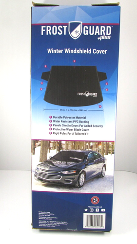 Protector contra heladas + Plus cubierta parabrisas de invierno y cubiertas limpiaparabrisas coche nieve hielo - Imagen 2 de 4